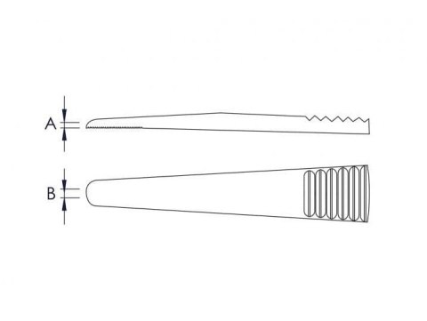 PĘSETA PROSTA 120MM PĘSETA PROSTA 120MM