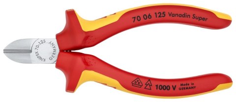 SZCZYPCE TNĄCE BOCZNE IZOLOWANE 125MM SZCZYPCE TNĄCE BOCZNE IZOLOWANE 125MM