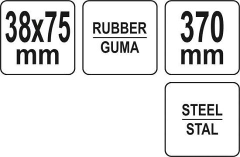WAŁEK DOCISKOWY 75 MM Z UCHWYTEM STALOWYM WAŁEK DOCISKOWY 75 MM Z UCHWYTEM STALOWYM