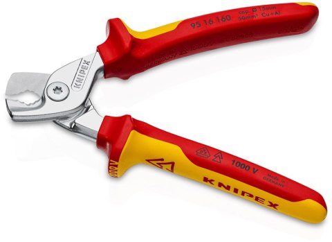 NOŻYCE DO KABLI IZOLOWANE 1000V 160MM NOŻYCE DO KABLI IZOLOWANE 1000V 160MM