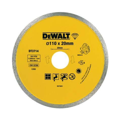 TARCZA DIAMENTOWA DO CIĘCIA PŁYTEK 110*20MM TARCZA DIAMENTOWA DO CIĘCIA PŁYTEK 110*20MM