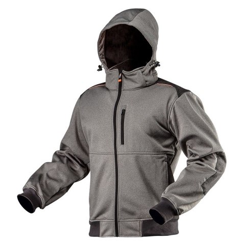 KURTKA SOFTSHELL Z KAPTUREM ODPINANYM, ROZMIAR S KURTKA SOFTSHELL Z KAPTUREM ODPINANYM, ROZMIAR S