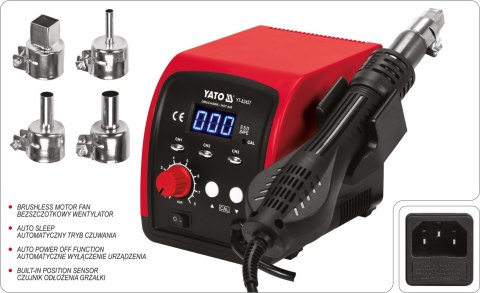 STACJA LUTOWNICZA HOT AIR 750W Z WYŚWIETLACZEM LED STACJA LUTOWNICZA HOT AIR 750W Z WYŚWIETLACZEM LED