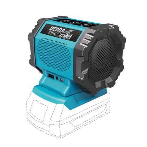 GŁOŚNIK AKUMULATOROWY BLUETOOTH 18V USB SAS GŁOŚNIK AKUMULATOROWY BLUETOOTH 18V USB SAS