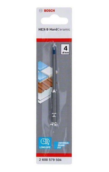WIERTŁO HEX-9 HARD CERAMIC 4*90MM WIERTŁO HEX-9 HARD CERAMIC 4*90MM