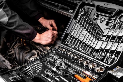 ZESTAW KLUCZY NASADOWYCH 1/4'',1/2'' 77 CZĘŚCI CRV ZESTAW KLUCZY NASADOWYCH 1/4'',1/2'' 77 CZĘŚCI CRV