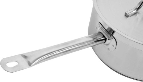 RONDEL Z POKRYWKĄ ZE STALI NIERDZEWNEJ 20X10,5CM 3.3L. RONDEL Z POKRYWKĄ ZE STALI NIERDZEWNEJ 20X10,5CM 3.3L.