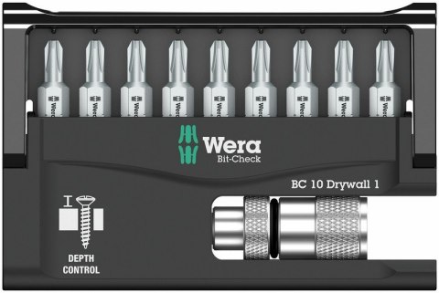 ZESTAW BITÓW BIT-CHECK 10 DRYWALL 1 10 CZĘŚĆ ZESTAW BITÓW BIT-CHECK 10 DRYWALL 1 10 CZĘŚĆ