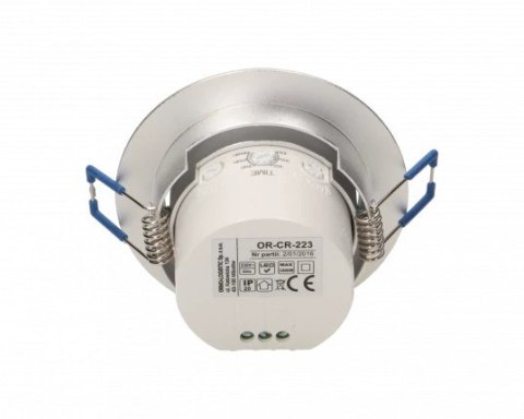 CZUJNIK RUCHU 360ST. PODTYNKOWY ALUMINIUM CZUJNIK RUCHU 360ST. PODTYNKOWY ALUMINIUM