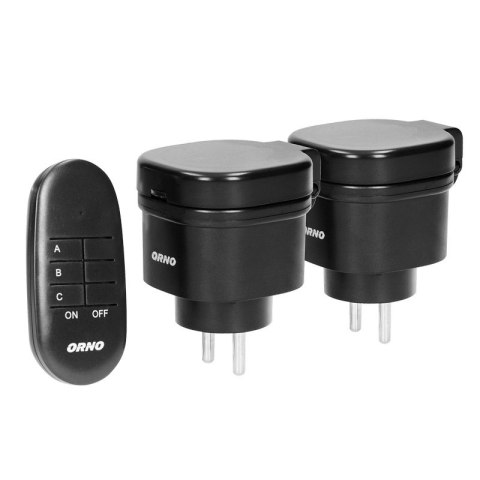 ZESTAW BEZPRZEWODOWYCH MINI GNIAZD STEROWANYCH PILOTEM 2+1 ZESTAW BEZPRZEWODOWYCH MINI GNIAZD STEROWANYCH PILOTEM 2+1