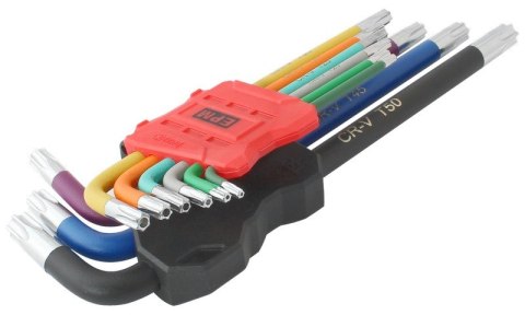 KOMPLET KLUCZY TORX RED LINE 9 SZT. KOMPLET KLUCZY TORX RED LINE 9 SZT.