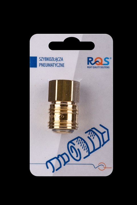 SZYBKOZŁĄCZE TYP 26 1/4'' GWINT WEWNĘTRZNY RQS SZYBKOZŁĄCZE TYP 26 1/4'' GWINT WEWNĘTRZNY RQS