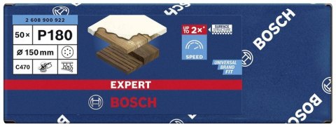 KRĄŻEK ŚCIERNY EXPERT EXC470 150MM P180 6OTW. KRĄŻEK ŚCIERNY EXPERT EXC470 150MM P180 6OTW.