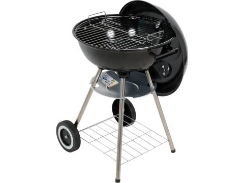 GRILL WĘGLOWY OKRĄGŁY Z POKROWCEM, RUSZT 41CM GRILL WĘGLOWY OKRĄGŁY Z POKROWCEM, RUSZT 41CM