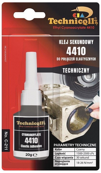 KLEJ SEKUNDOWY ELASTYCZNY 4410 20G KLEJ SEKUNDOWY ELASTYCZNY 4410 20G