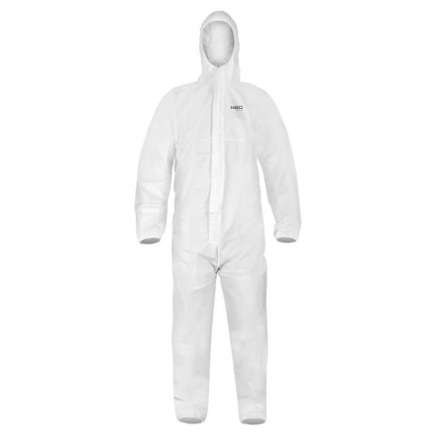 KOMBINEZON OCHRONNY PP+PE, ROZMIAR XXL/XXXL KOMBINEZON OCHRONNY PP+PE, ROZMIAR XXL/XXXL