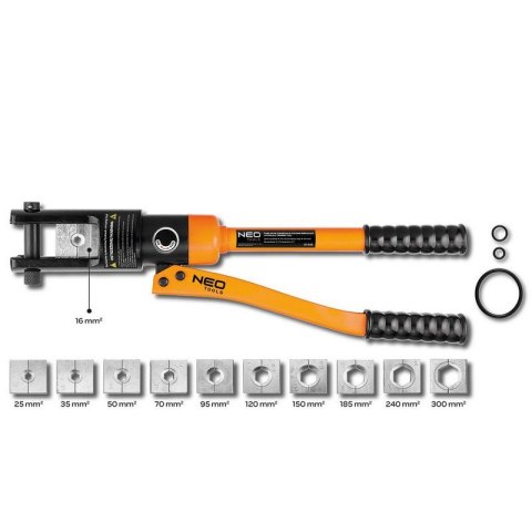 PRASKA RĘCZNA HYDRAULICZNA DO KOŃCÓWEK ELEKTRYCZ.16-300MM PRASKA RĘCZNA HYDRAULICZNA DO KOŃCÓWEK ELEKTRYCZ.16-300MM
