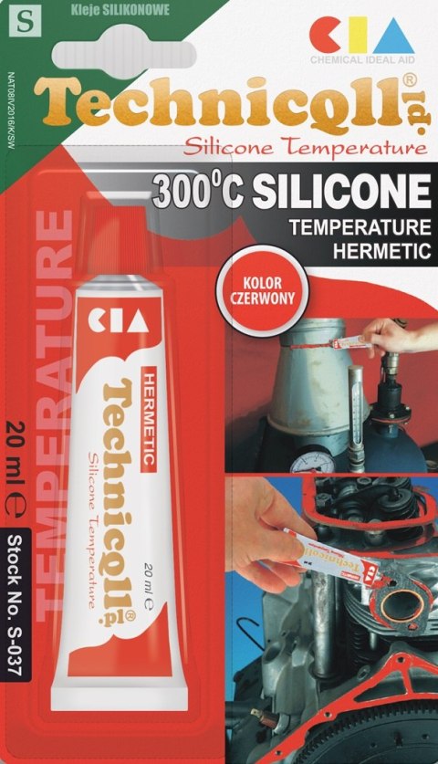 SILIKON WYSOKOTEMPERATUROWY CZERWONY 20ML SILIKON WYSOKOTEMPERATUROWY CZERWONY 20ML