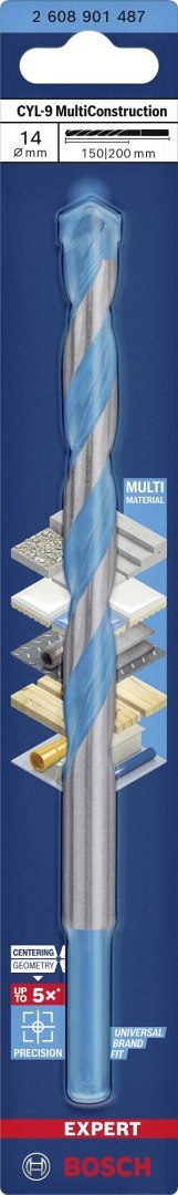 WIERTŁO EXPERT MULTICONSTRUCTION CYL-9 14*200MM WIERTŁO EXPERT MULTICONSTRUCTION CYL-9 14*200MM