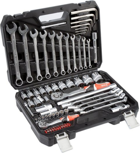 ZESTAW NARZĘDZIOWY 1/2'' 1/4'' 77 CZĘŚCI L ZESTAW NARZĘDZIOWY 1/2'' 1/4'' 77 CZĘŚCI L